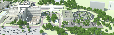 Uitbreiding en renovatie Universitaire Kinder- en Jeugdpsychiatrie (UKJA) + ziekenhuisschool voor ZAS - Ziekenhuis aan de Stroom in ZAS-Middelheim